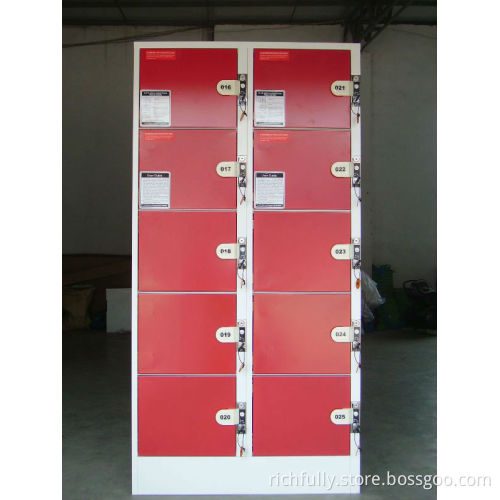 RFY-SK01:10 Doors Supermarket steel locker, coin locker, individual lockers